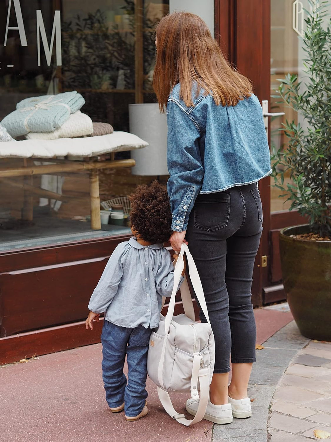 BÉABA, Wickeltasche für Babys, Mehrere Fächer, 10 Taschen, Reissverschluss Trolley-Koffer, Schulterg