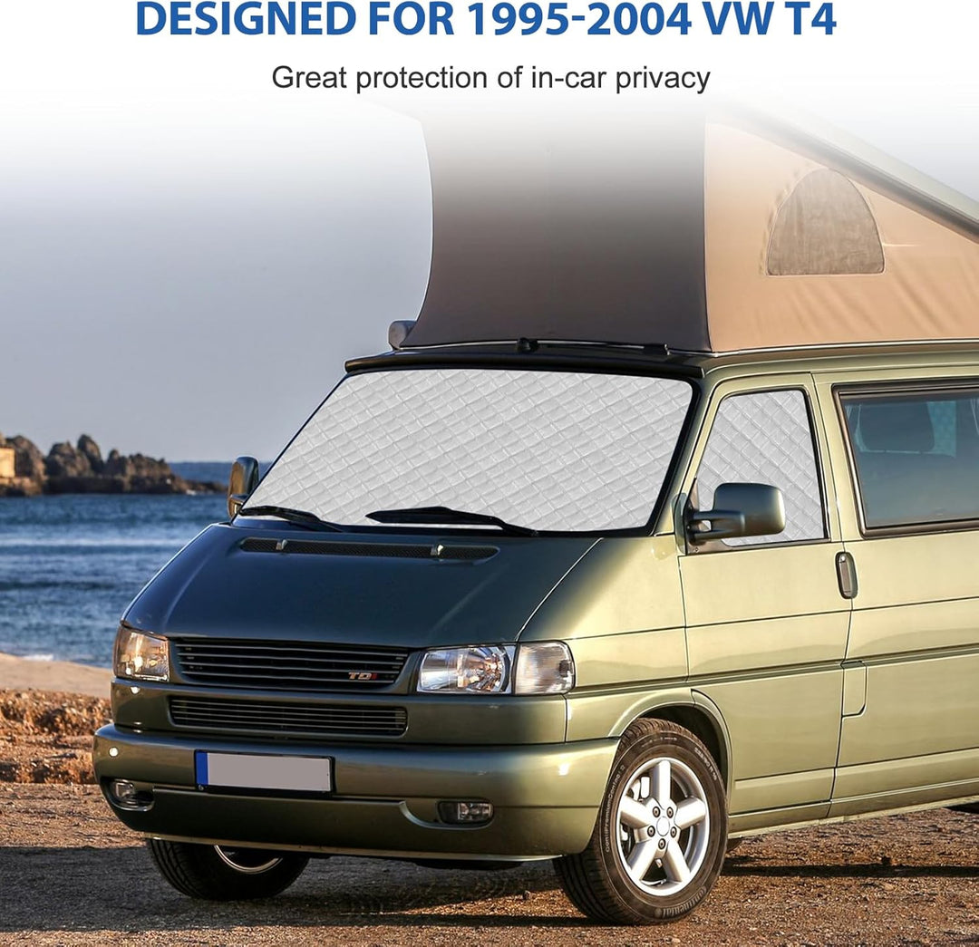 Thermomatte Fahrerhaus passend für VW T4, Luxus Thermomatten Fahrerhaus Innen Temperaturkontrollschu