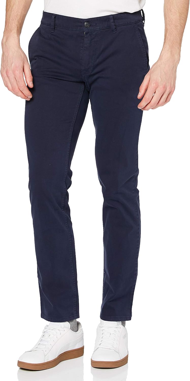 BOSS Herren Schino-Slim D Slim-Fit Casual-Chino aus angerauter Stretch-Baumwolle