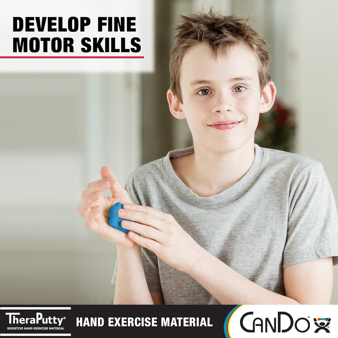 CanDo Antimikrobielle CanDo TheraPutty-Knetmasse - 2,2 kg - blau (schwer) Blau 2,2 kg, Blau 2,2 kg