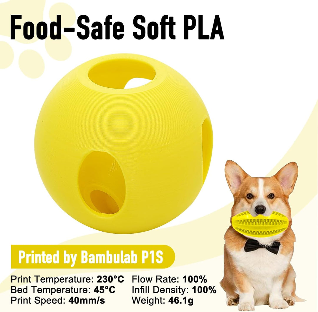 YXPOLYER Flexible PLA Pro 3D-Drucker-Filament Himmelblau für luftlose Basketbälle Airless-Ball mit r