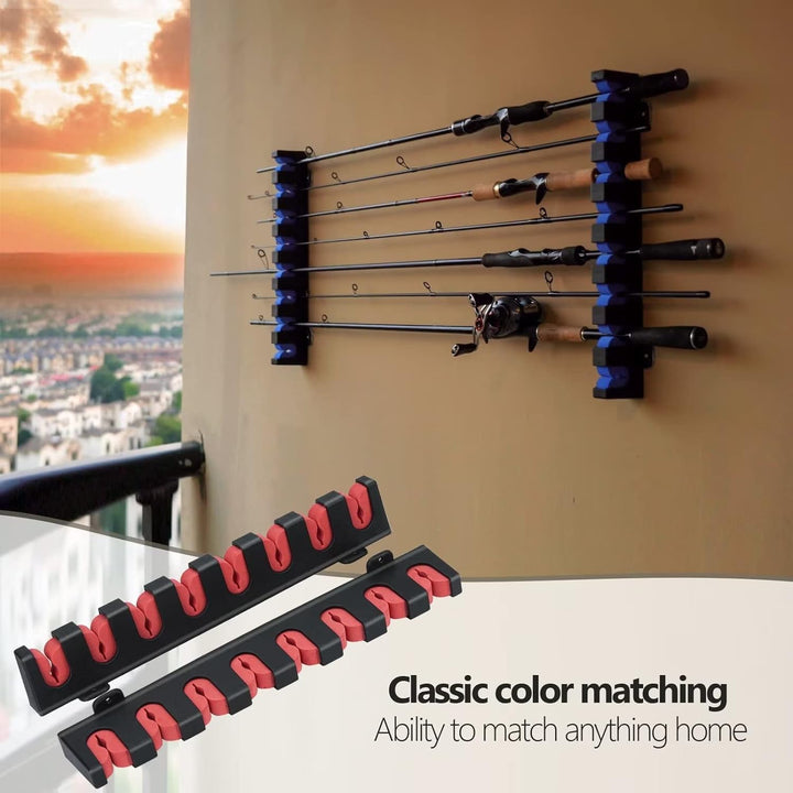 THKFISH Rutenständer Angelruten Angelrutenstände Angelrutenhalter Wand Vertikale/horizontale Angelru