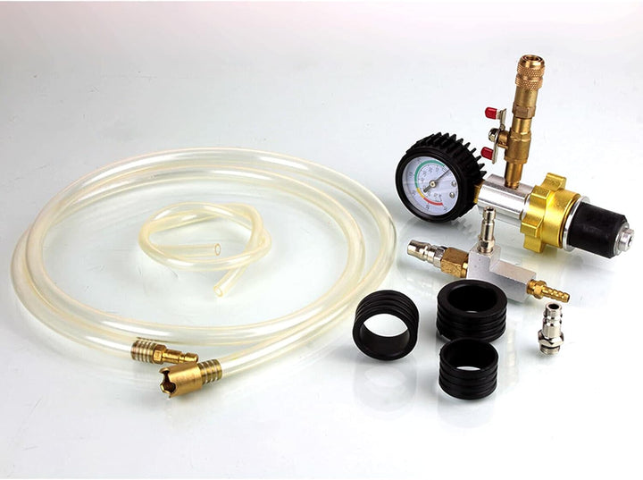 KÜHLSYSTEM VAKUUM SPÜL-/ NACHFÜLLSATZ PRÜFADAPTER TESTER KÜHLER ABDRÜCKEN