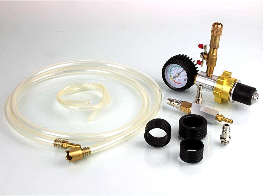 KÜHLSYSTEM VAKUUM SPÜL-/ NACHFÜLLSATZ PRÜFADAPTER TESTER KÜHLER ABDRÜCKEN