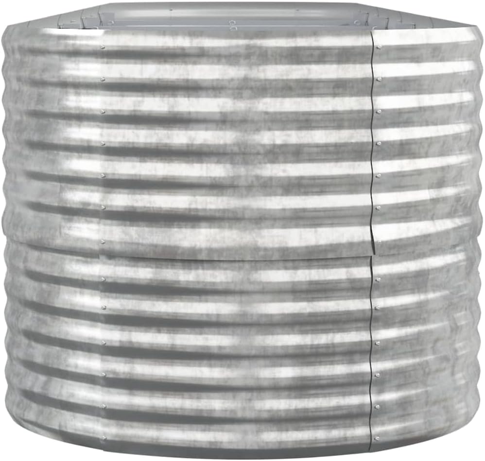 vidaXL Hochbeet, Wetterfestes Hochbeet für Garten Balkon Terrasse, Kräuterhochbeet zum Selber Bauen,