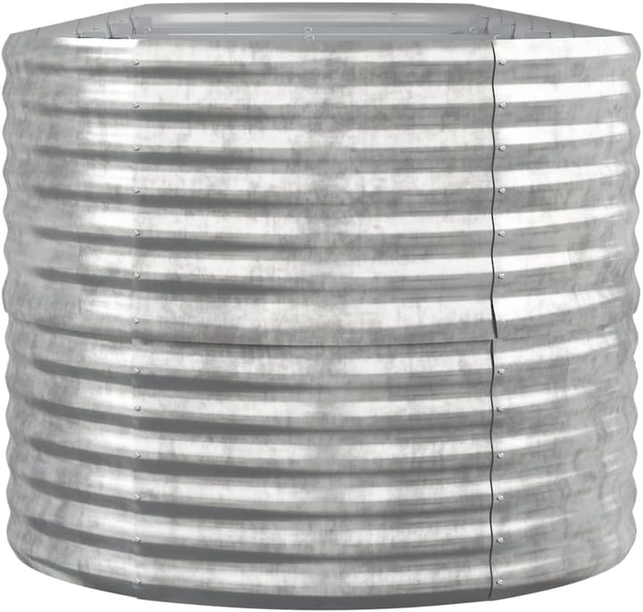 vidaXL Hochbeet, Wetterfestes Hochbeet für Garten Balkon Terrasse, Kräuterhochbeet zum Selber Bauen,