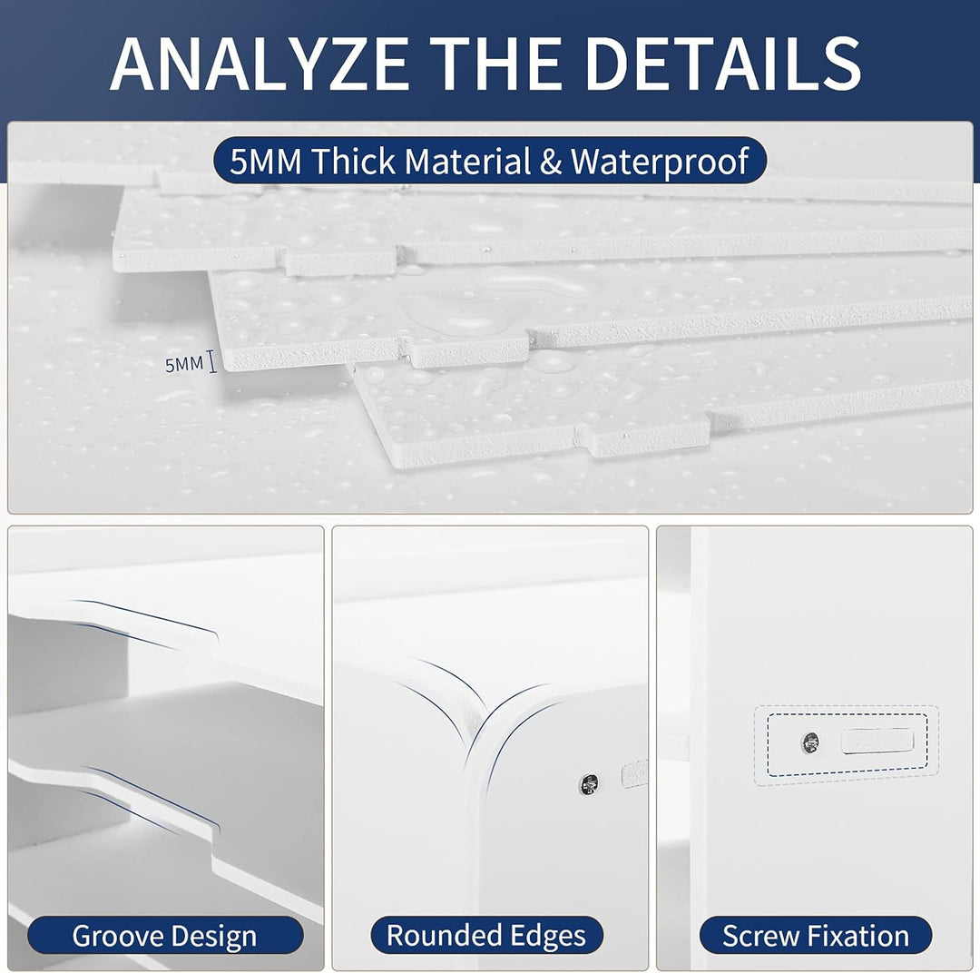 Schreibtisch-Organizer, Briefablage, Dokumentenhalter, A4-Papierablage, für Zuhause, Büro, Schule, 5