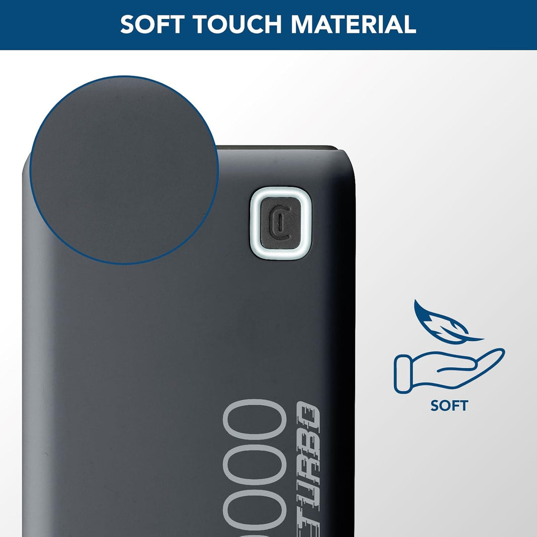 Cellularline - Essence Turbo 10000 - Tragbares Ladegerät 10000 mAh, Leistungsabgabe 20 W - Schnellla