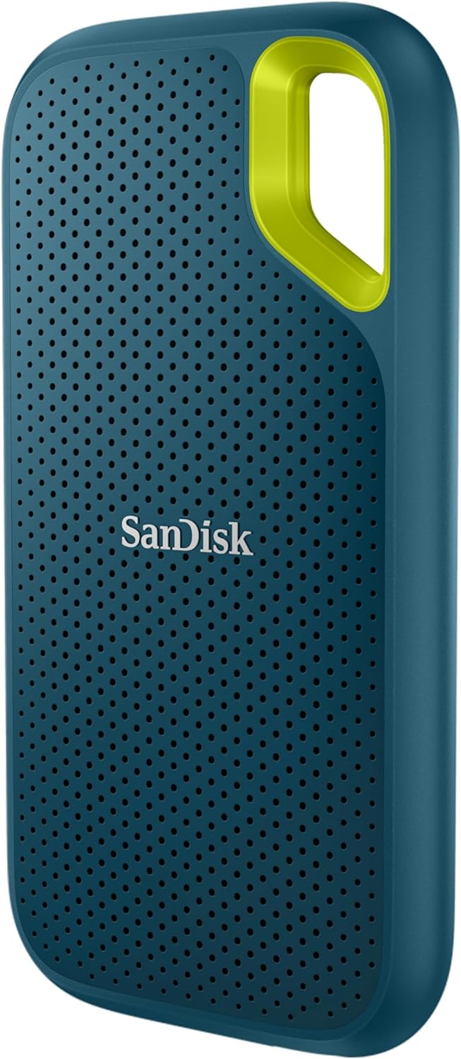 SanDisk Extreme Portable NVMe SSD 1 TB (USB-C, bis zu 1.050 MB/s Lesegeschwindigkeit und 1.000 MB/s