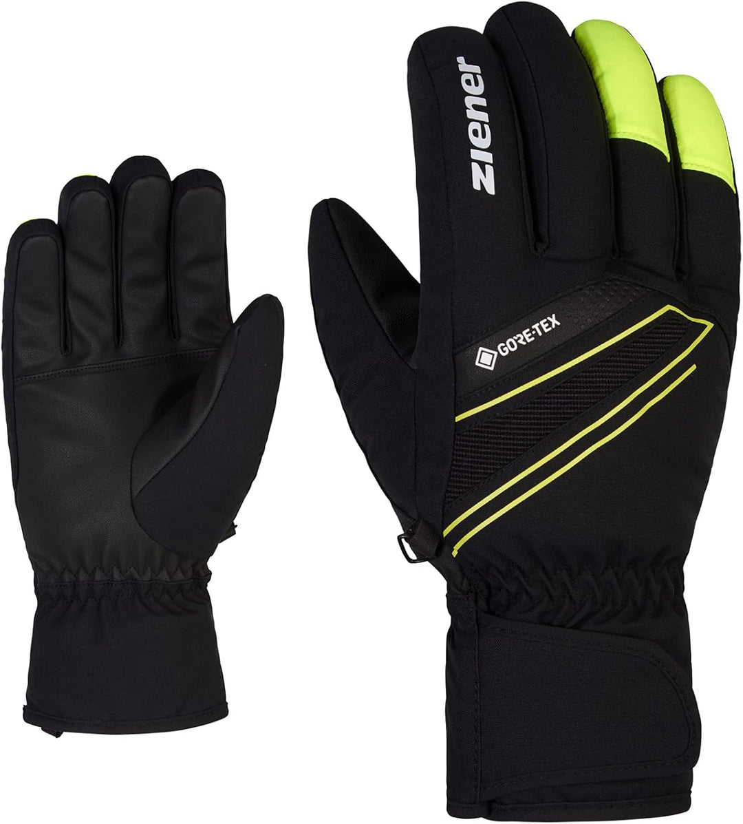 Ziener Herren Gunar Ski-Handschuhe/Wintersport | wasserdicht, atmungsaktiv, warm, Gore-Tex 9 black.p