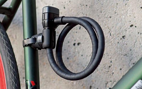 ABUS Panzerkabelschloss Steel-O-Flex Microflex 6615K - mit SCMU-Halter - Kabelschloss aus Stahlkabel