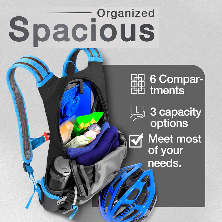 SPGOOD Fahrradrucksack 20L/25L/30L (9 Farben)-Wasserdichter Ultraleicht-für Damen & Herren Multifunk