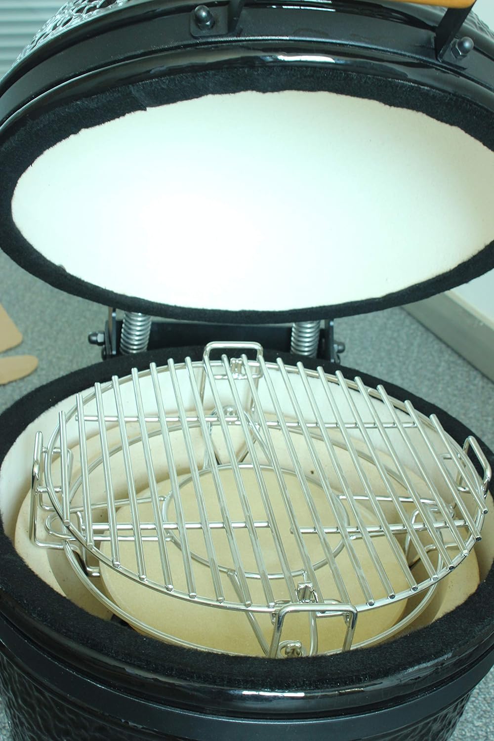 YNNI KAMADO TQDC18 Divide and Conquer System für Grills mit einem Aussendurchmesser von 45,7 cm Gril