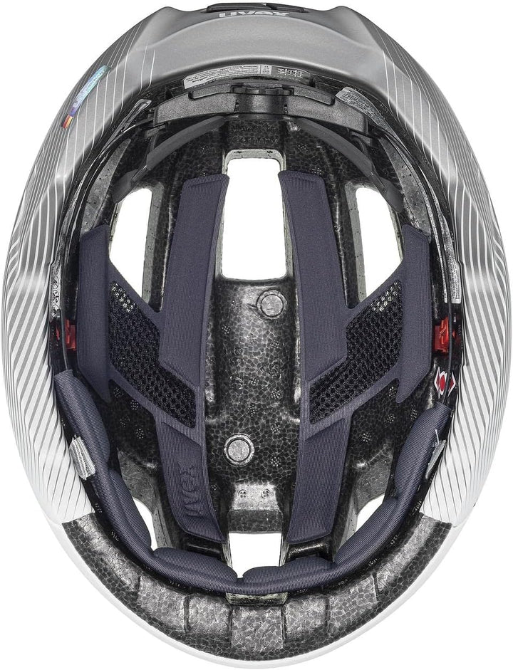 Uvex Rise CC Damen Rennrad Fahrrad Helm matt weiss/grau 2024 56-59 cm, 56-59 cm