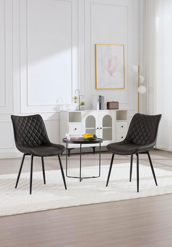 WOLTU 4 x Esszimmerstühle 4er Set Esszimmerstuhl Küchenstuhl Polsterstuhl Design Stuhl mit Rückenleh