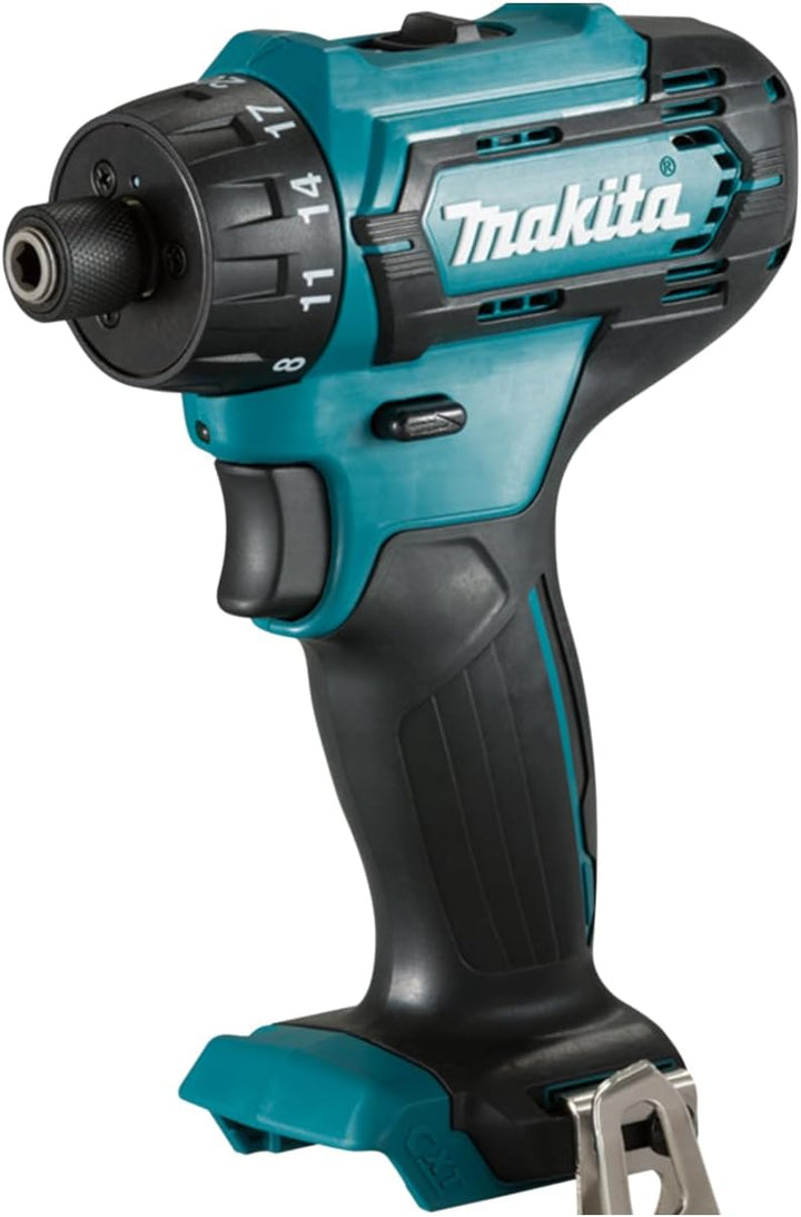 Makita Akku-Bohrschrauber Acum Li-Ion 10.8V CXT 4.0Ah/ ohne Batterie/ DF033DZ, Blau