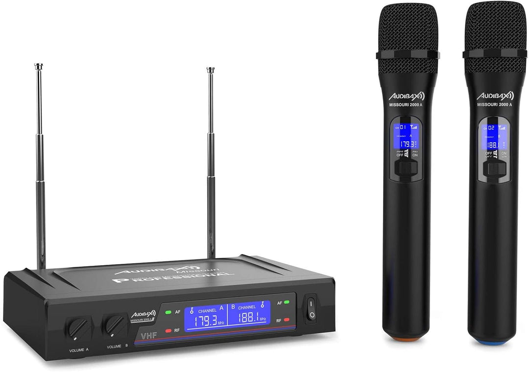 Audibax Missouri 2000 Micrófono Inalámbrico Mano VHF Rango A