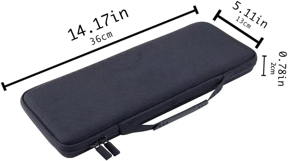 co2CREA Hart case Tasche für Logitech K380 /Pebble Keys 2 K380s Kabellose Bluetooth-Tastatur Pebble