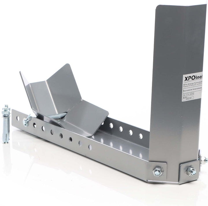 XPOtool Motorradständer für 8-24" bis 450 kg, 145 mm Reifenbreite, Motorradwippe aus Stahl für Vorde