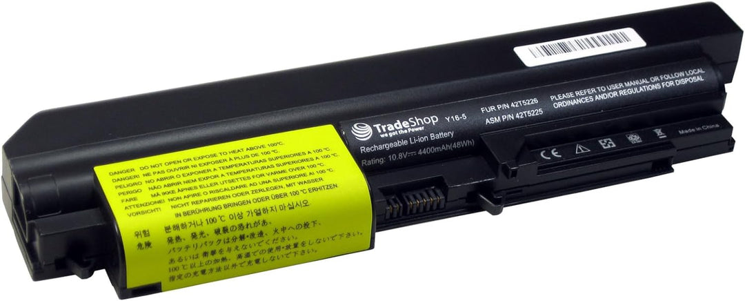Hochleistungs Laptop Notebook AKKU 4400mAh für IBM Lenovo T61 1959 6377 6378 6379 6480 6481 7658 765