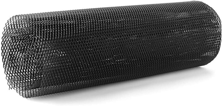 3x6mm Kühlergrill Gitter Alu Renngitter, 100x33cm Auto Kühlergrill Mesh Blatt Gitter Körper Stosssta