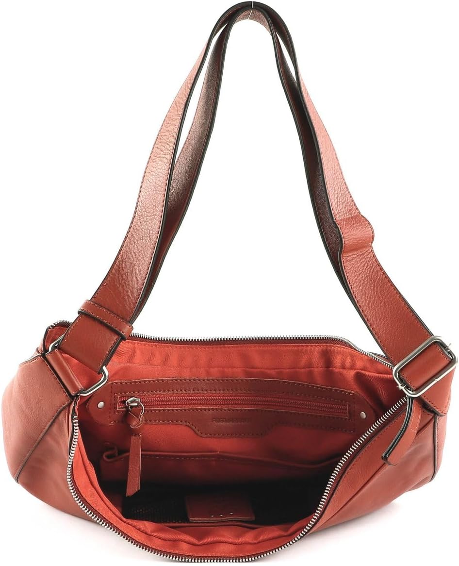 FREDsBRUDER FB Schultertasche Leder 37 cm Brick, Brick