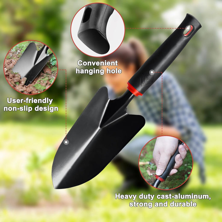 3 Stück Gartengeräte, Balkon Werkzeug Set, Garten Zubehör, Fugenkratzer Unkraut, Gartenschaufel, Gar