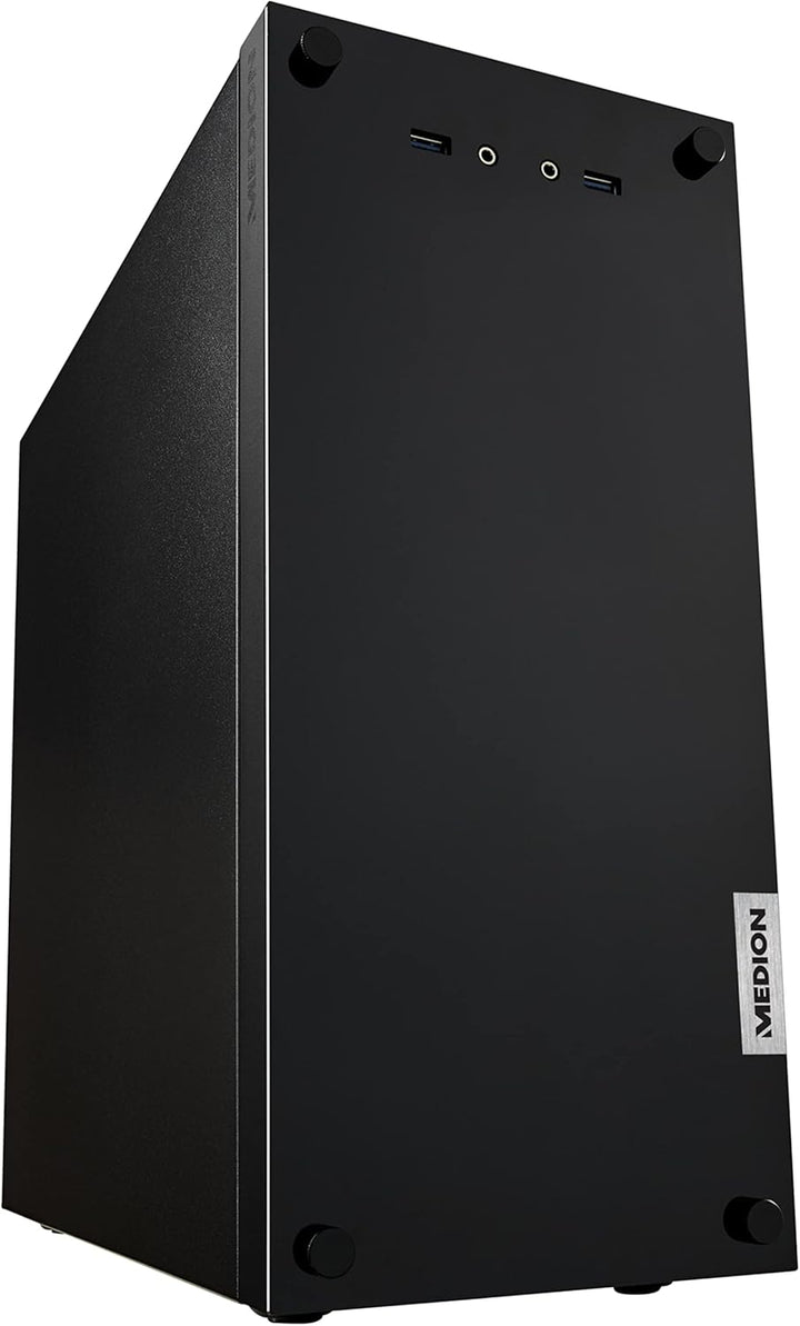 MEDION E42028 Desktop PC (Intel Core i3-12100, 8GB DDR4 RAM, 512GB SSD, WLAN, Win 11 Home)