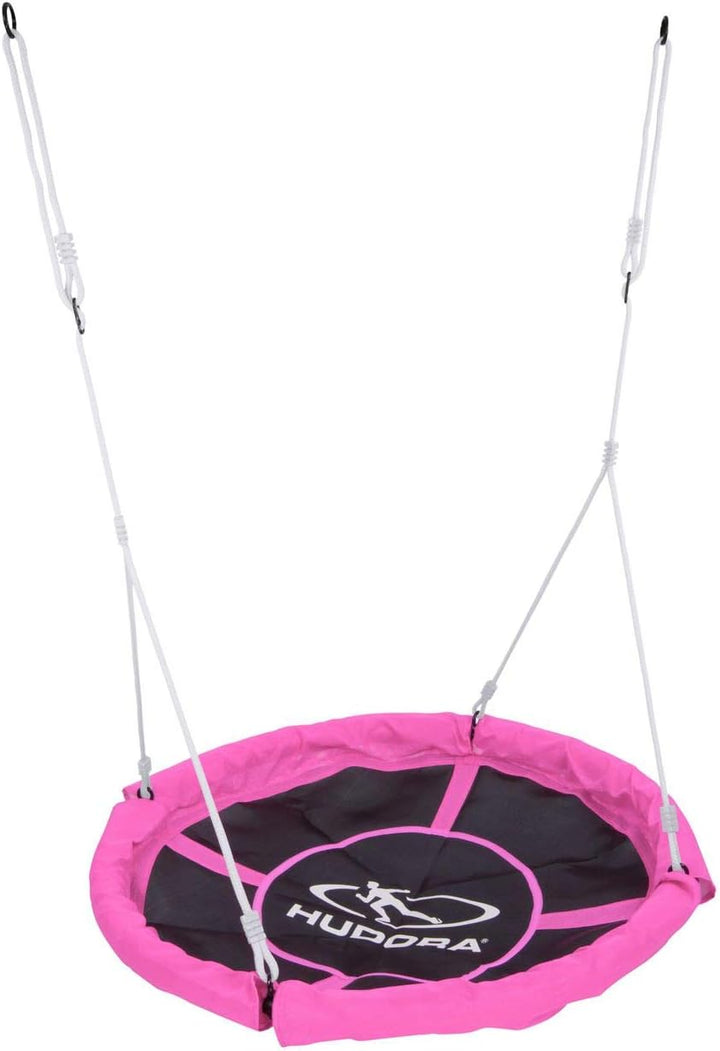 HUDORA 72148 Nestschaukel 110, Pink | Garten-Schaukel | Auch für Indoor geeignet 110 cm