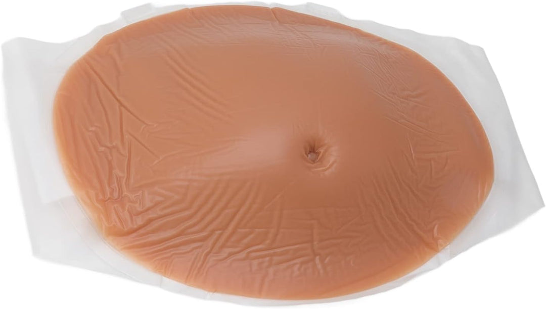 Fafeicy Verstellbarer Gefälschter Schwangerschaftsbauch, Silikon Atmungsaktiv Elastisch Künstlicher