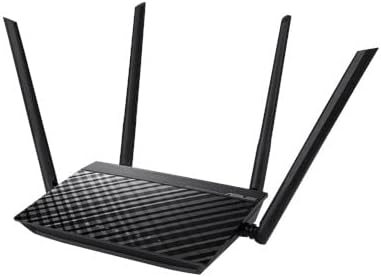 ASUS RT-AC1200 V2 Router (WiFi 5 AC1200 MIMO, 4x Fast Ethernet LAN, App Steuerung, DFS, IPv6) RT-AC1