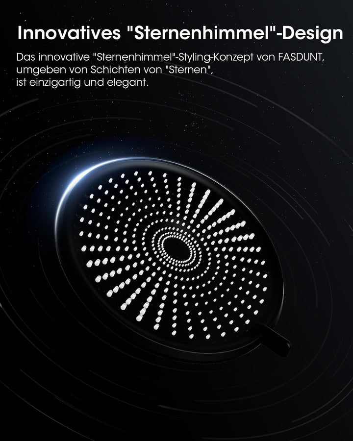 FASDUNT Duschkopf 5Strahlarten mit ๐ฎM Premium Schlauch