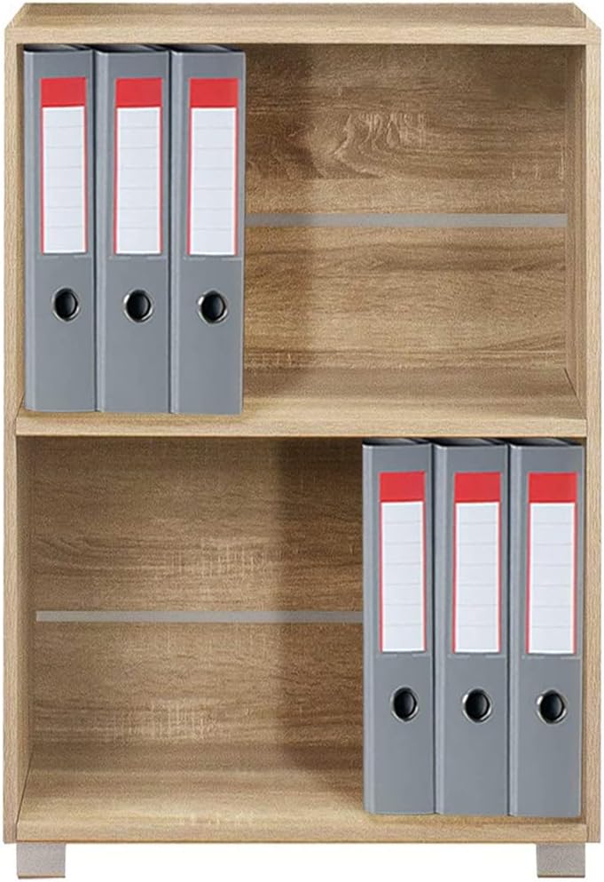 BAKAJI Bücherregal für Segeln, 2 Regalen, Archivierung von Dokumenten und Grundstücken, Möbel, Haus,