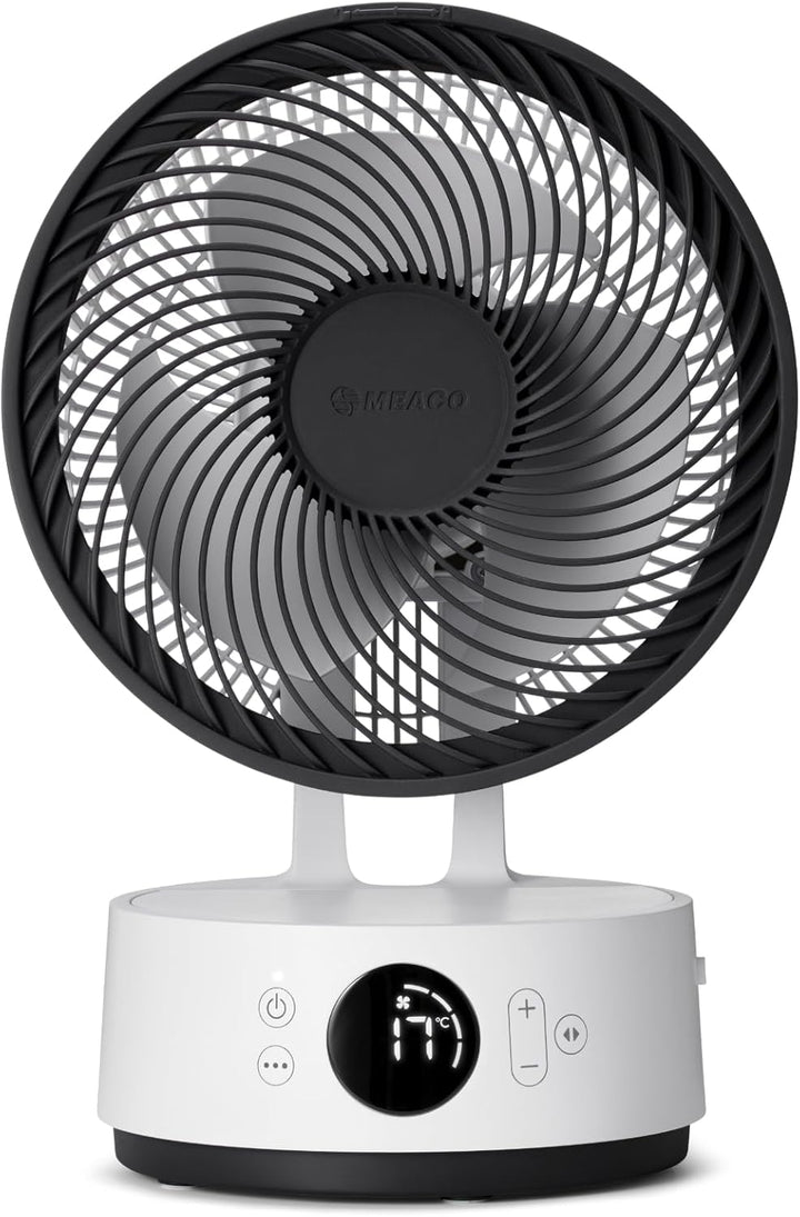MEACO MeacoFan Sefte® 8 Ventilator mit austauschbarem, wiederaufladbarem Akku - Tragbar, Umweltfreun