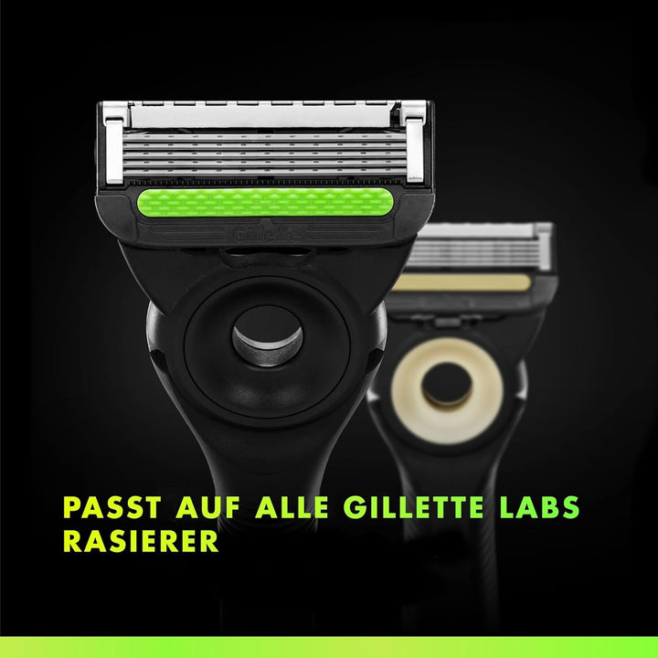 Gillette Labs Rasierklingen für Männer, 5 Original Ersatzklingen, Klingen für Herren Kompatibel mit