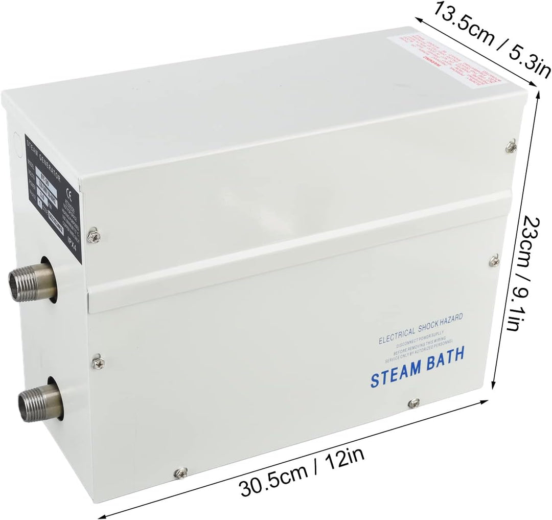 Dampfdusche Generator Kit System, 3KW Dampfgenerator Dampfdusche Automatische Entkalkung SPA Saunaba