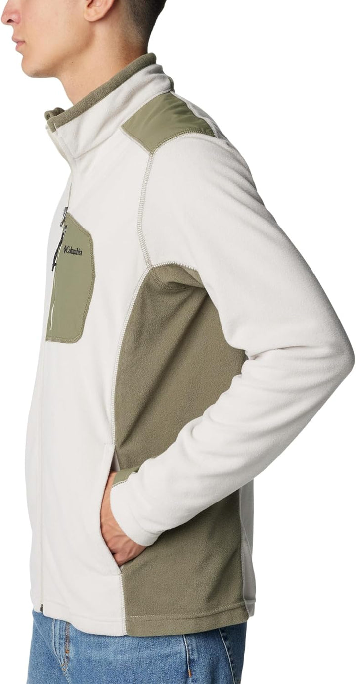 Columbia Herren Klamath Range Full Zip Fleecepullover, Dark Stone/Stone Green