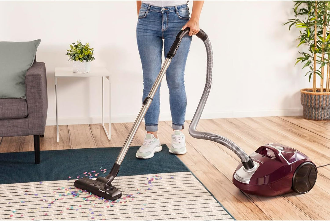 Rowenta Compact Power Staubsauger | RO3969EA | mit Beutel | 750 Watt | Staubvolumen: 3 Liter | 2-in-