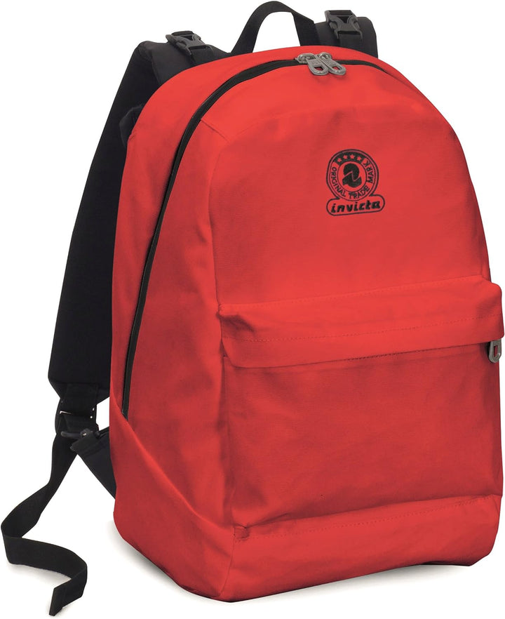 INVICTA RUCKSACK BLUE BERRY, Geräumige Schultasche für Teenager, Mädchen & Jungen, 2 wechselbare Mus