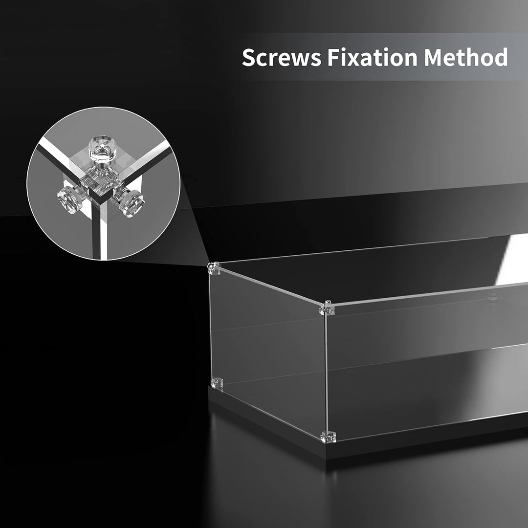 cooldac Acryl Vitrine Box kompatibel mit Lego Venom 76187 Modellset, staubdicht transparent klar Di