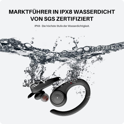 Tribit Bluetooth Kopfhörer Sport, In Ear Kopfhörer Kabellos Bluetooth 5.2 Stereo, 65 Std Spielzeit,