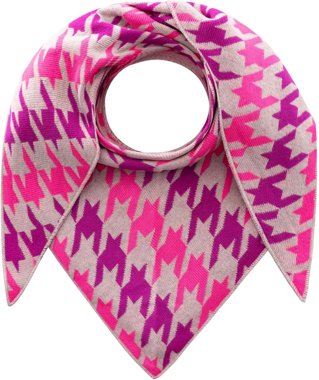 Zwillingsherz Dreieckstuch Stola Schal mit Kaschmir und Wolle für Damen - Hochwertiges Cashmere Hals