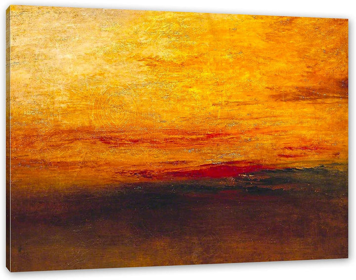 Generisch William Turner - Sunset  als Leinwandbild / Grösse: 100x70 cm / Wandbild / Kunstdruck / fe