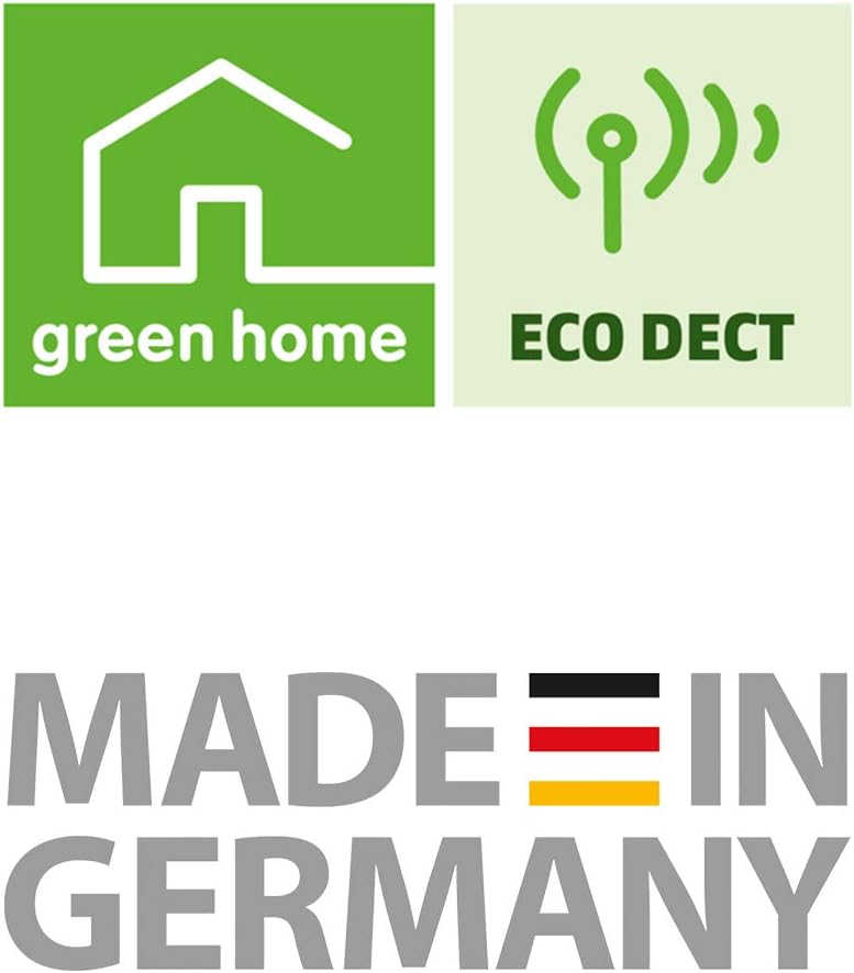 Gigaset A270A – Basic Schnurloses Heimtelefon mit grossem Display, Anrufbeantworter und Freisprechei