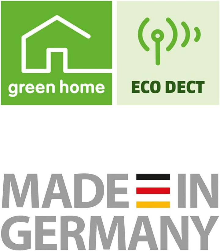 Gigaset A270A – Basic Schnurloses Heimtelefon mit grossem Display, Anrufbeantworter und Freisprechei