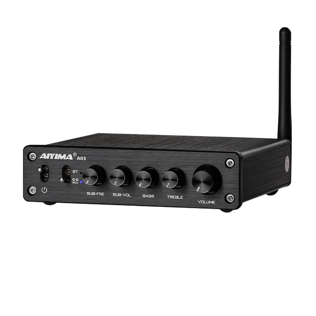 AIYIMA A03 TPA3116 Subwoofer Bluetooth 5.0 Stereoverstärker 2.1 Kanal HiFi-Leistungsverstärker 50W x