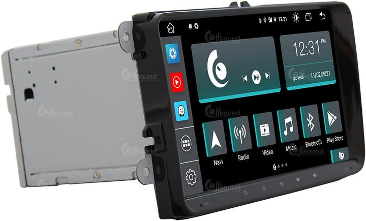 Costum fit Autoradio für Volkswagen Android GPS Bluetooth WiFi Dab USB Full HD Touchscreen Display 9