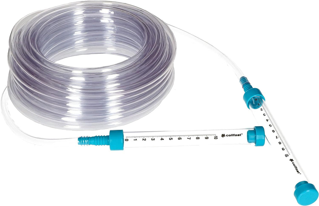 KOTARBAU® Schlauchwasserwaage 25m mit zwei Messröhrchen, 25m