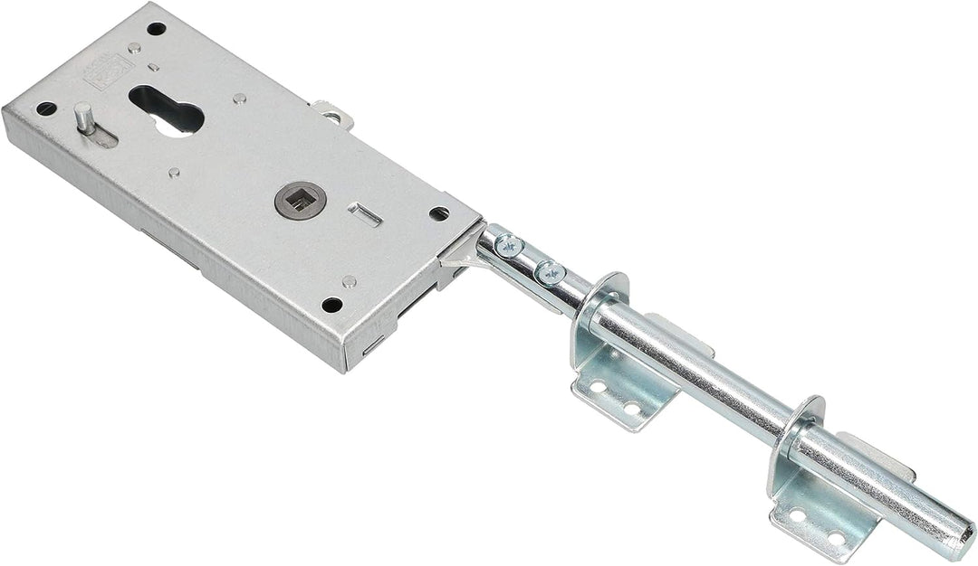 KOTARBAU® Garagenschloss mit Tortreibriegel 200mm für Garagentore oder als Zusatzschloss Silber