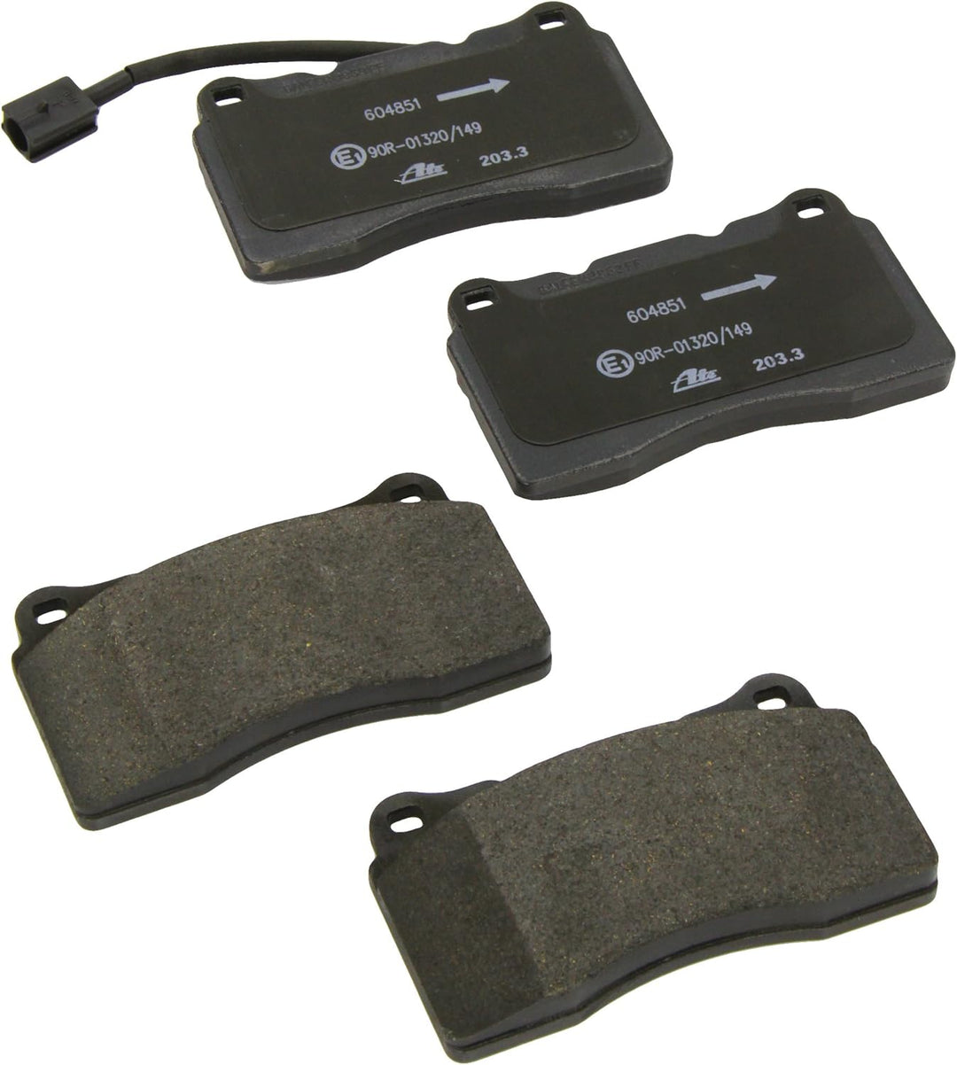 ATE 13046048512 Bremsbelagsatz Scheibenbremse